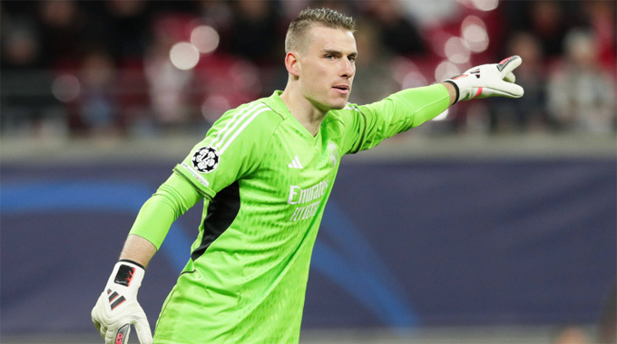 Andriy Lunin is closely followed