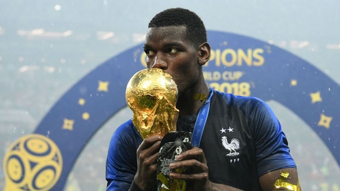 Pogba once won the 2018 World Cup with France