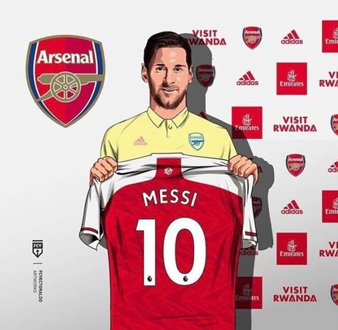 According to MC Andy Goldstein of TalkSport, Messi can help Arsenal win the Premier League if he joins