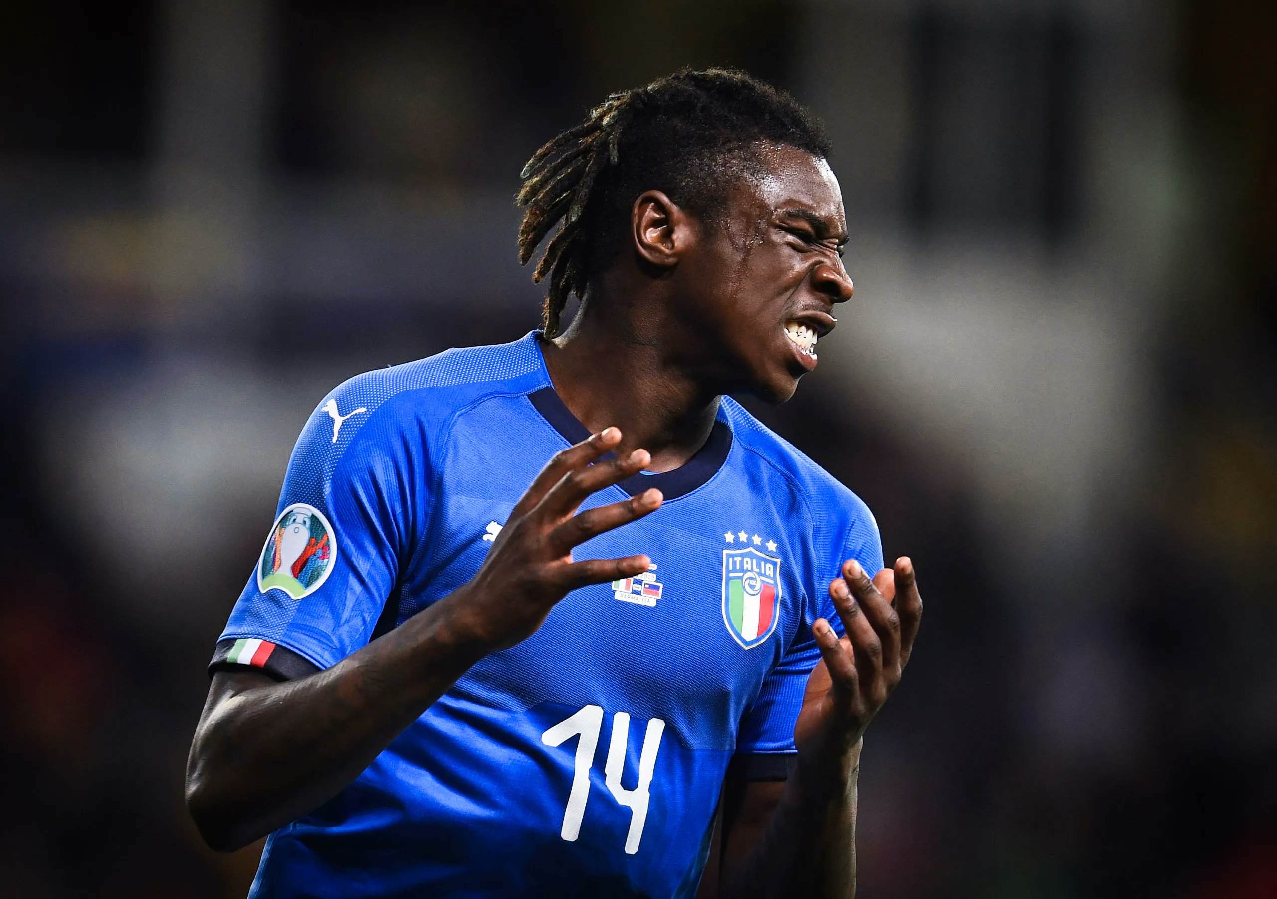 Moise Kean had a booming season with Fiorentina