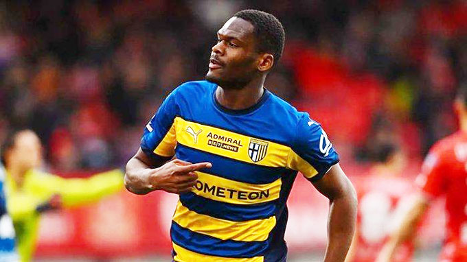 Bonny plays outstanding in the color of Parma last season