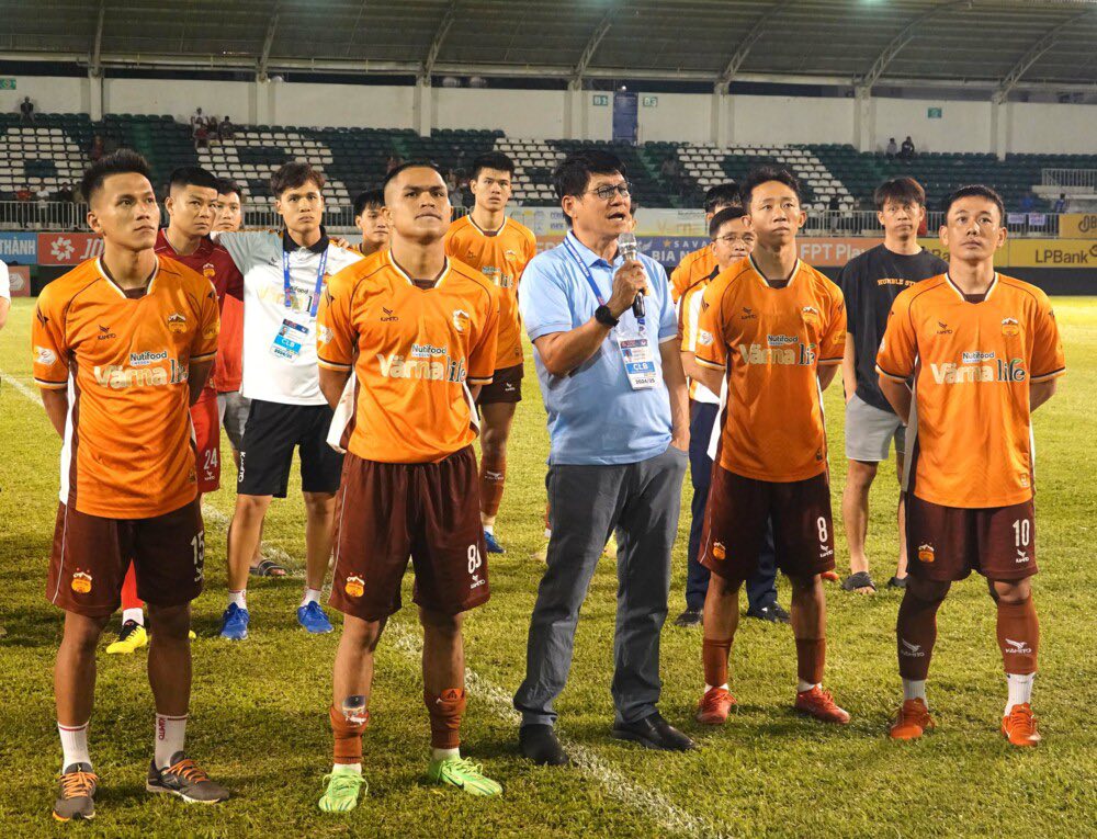 The trio of HAGL players is Conservation, Ngoc Quang and Quang Nho will join Ninh Binh next season - Photo: HAGL 