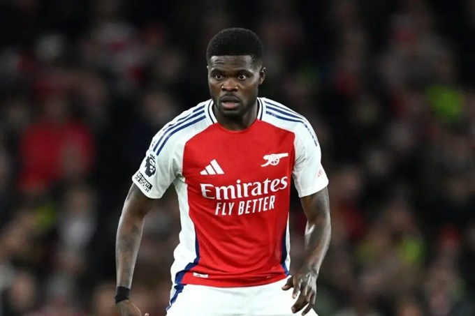 Partey left Arsenal
