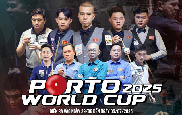 10 Vietnamese players will attend the upcoming tournament held in Porto