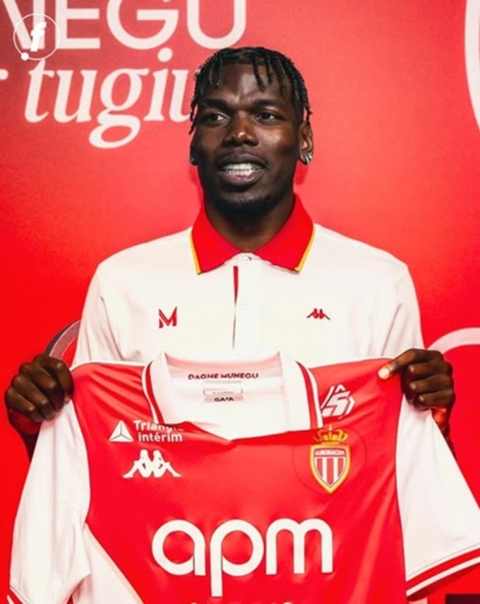 Paul Pogba will sign a 2 -year contract with Monaco