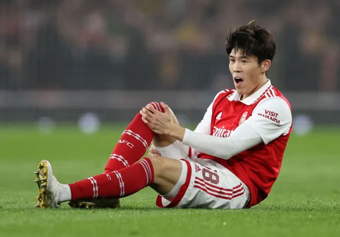 Tomiyasu constantly suffered injuries during Arsenal