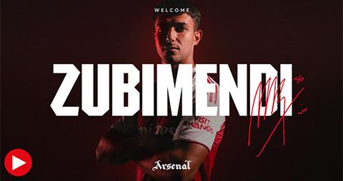 Zubimendi became the second rookie of Arsenal this summer after Kepa goalkeeper