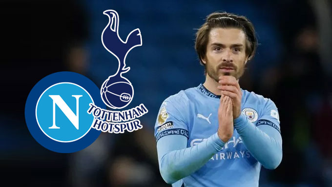 Napoli and Tottenham are two teams interested in Grealish