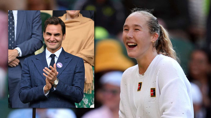 Andreeva is excited to have Federer in the stands
