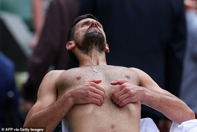 Thanks to yoga and deep breathing, Djokovic regained his calm and physical strength to win