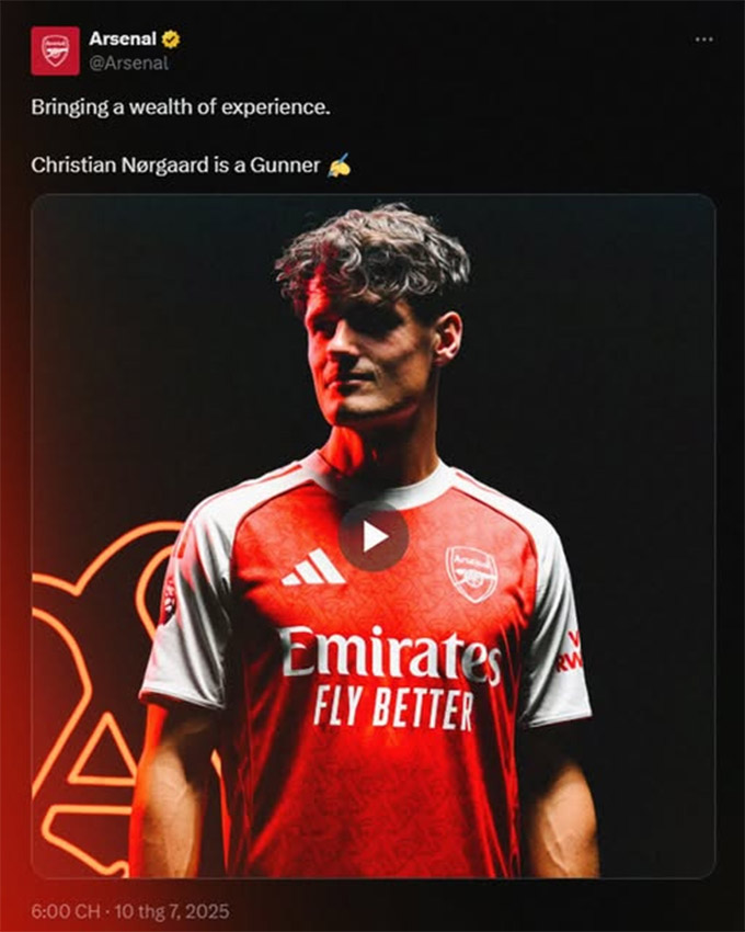 I will wear the number 16 shirt at Arsenal