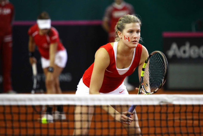 Bouchard has just participated in the qualifying round of the professional system, but was soon eliminated in the opening match