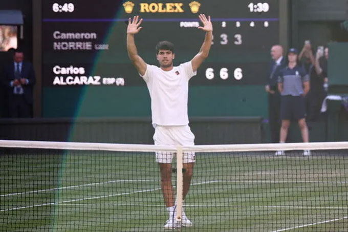 The third consecutive Alcaraz in the Wimbledon Final