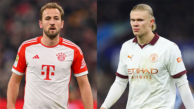 Kane and Haaland are both the world's top strikers