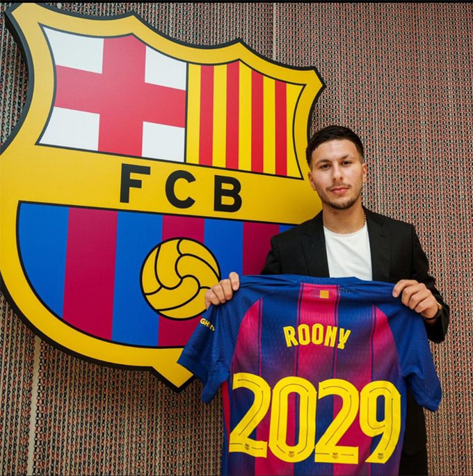 Roony Bardghji officially joined Barca