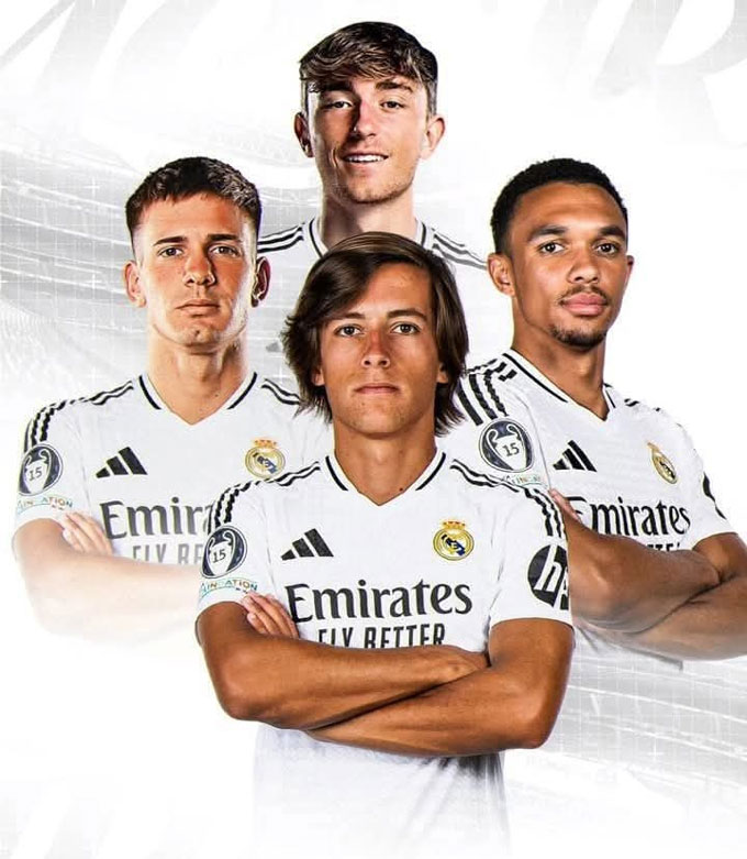 Carreras is Real's fourth rookie in the summer of 2025