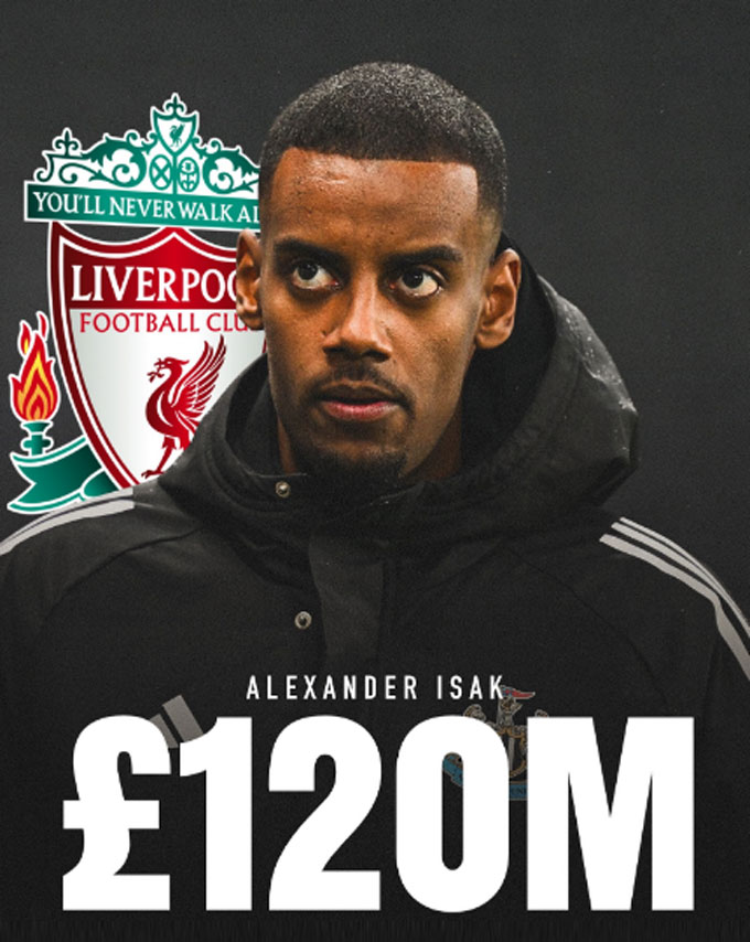 Liverpool sent a 120 million pound topic to Newcastle even though this team shouted £ 150 million