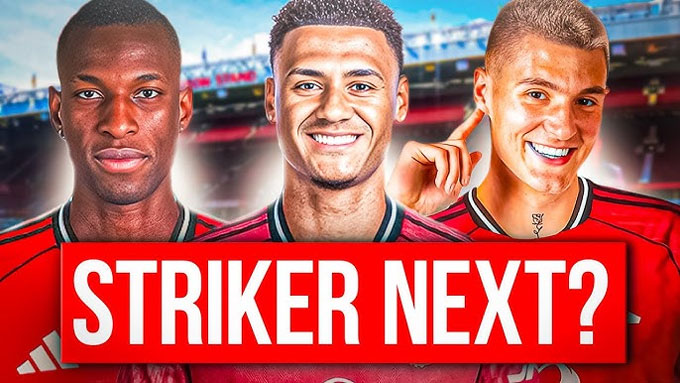 3 more practical goals for MU (left) Jackson, Watkins and Sesko