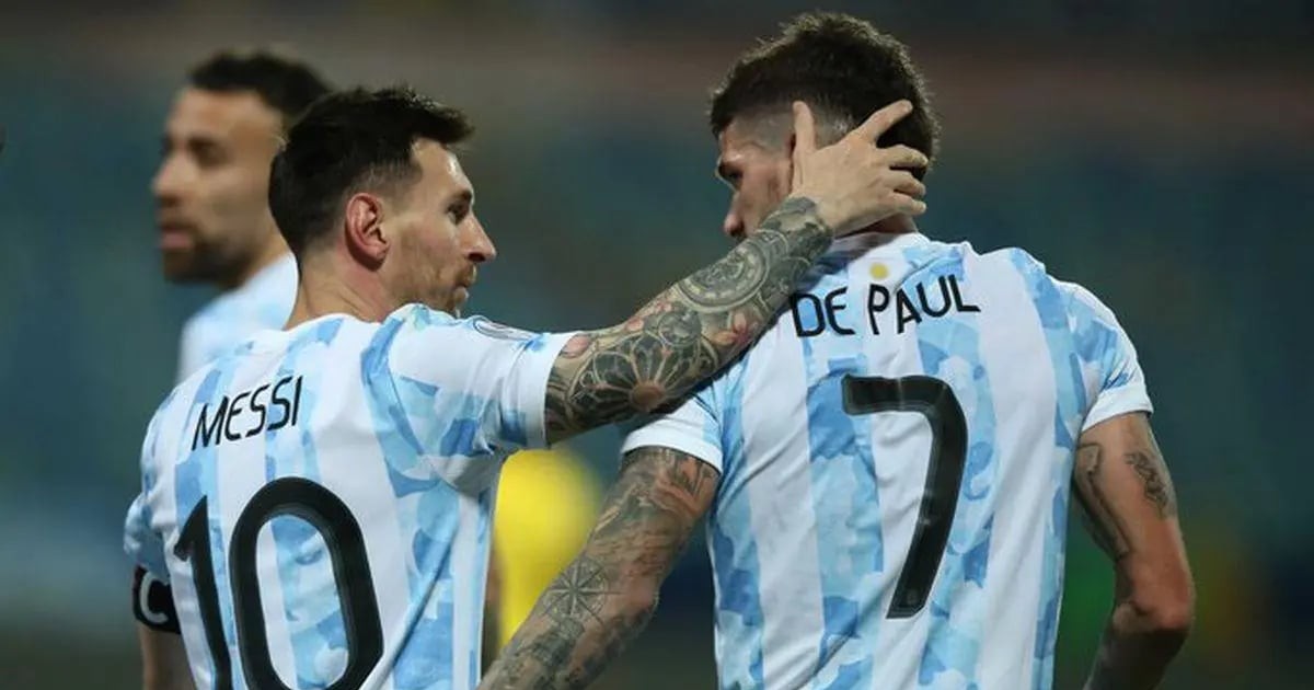 Messi and De Paul are very close
