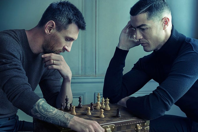 Messi and Ronaldo used to storm this photo