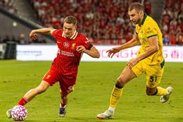 Liverpool's rookie Florian Wirtz is encouraging!