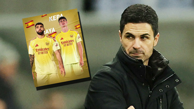Coach Arteta still has a headache because of the goalkeeper problem