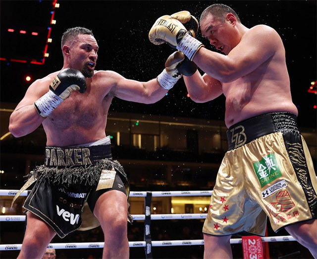Joseph Parker (left) is holding a temporary heavy belt of WBO and is one of the most notable boxers today