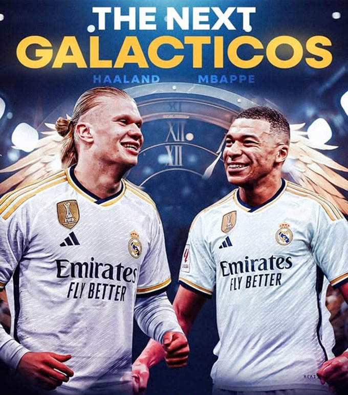 Haaland can join Mbappe to form a new galaxy of Real