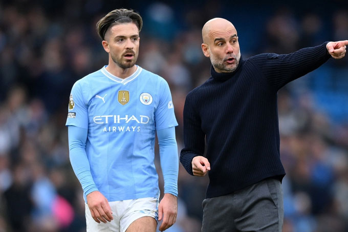 Pep said frankly Greealish should find a new stop