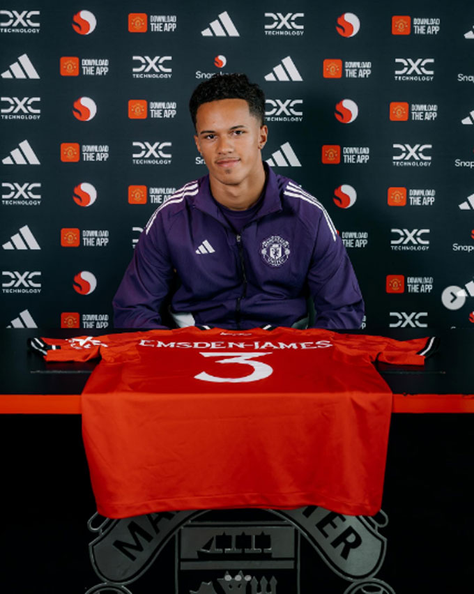 Ems increased-james stone in a center-back position and is likely to be selected to the U18 team of MU
