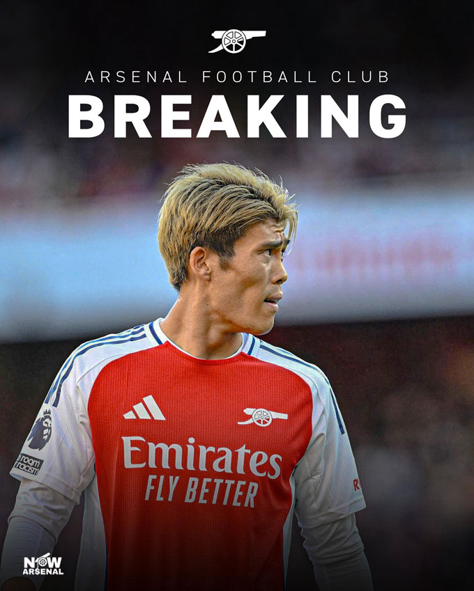 Arsenal and Tomiyasu reached an agreement to terminate the contract ahead of time