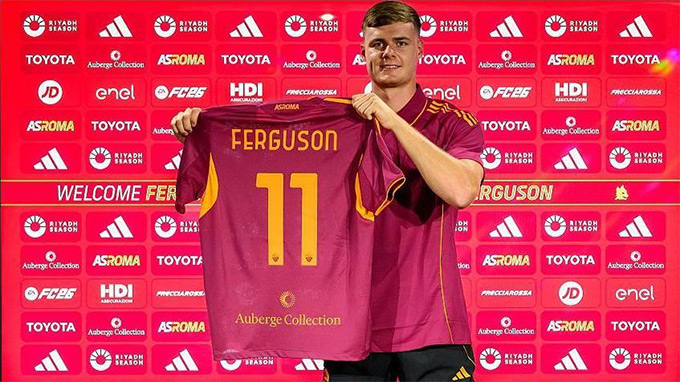 Evan Ferguson completed the loan contract to Roma