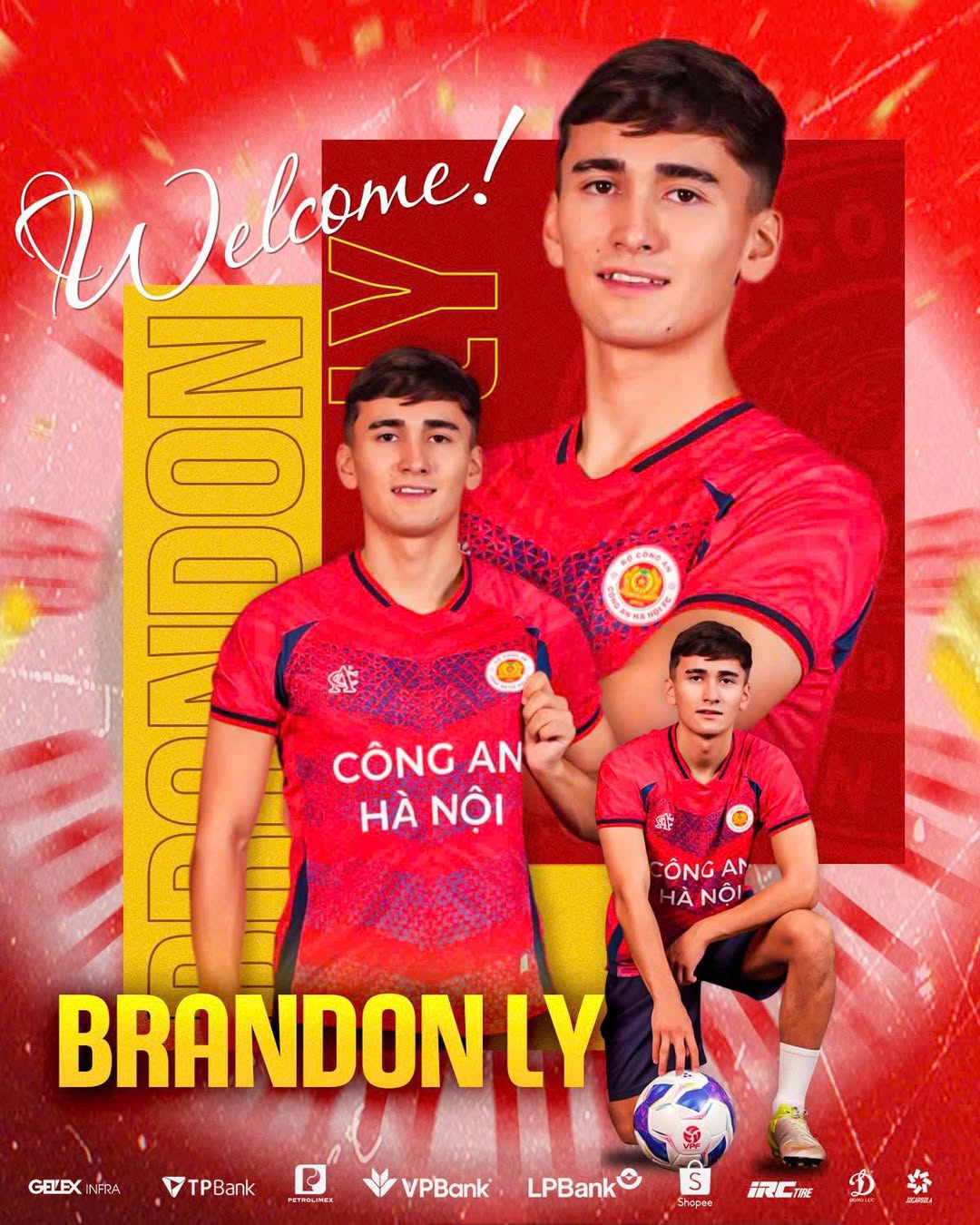 Brandon Ly officially joined the Hanoi Police Club 1
