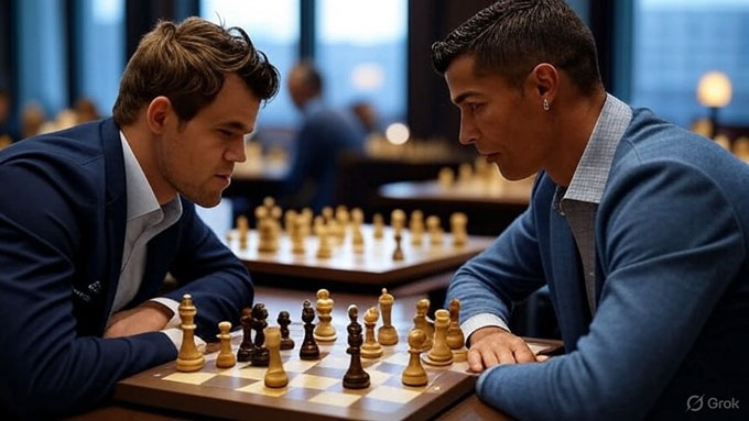 Magnus Carlsen challenged chess with Ronaldo