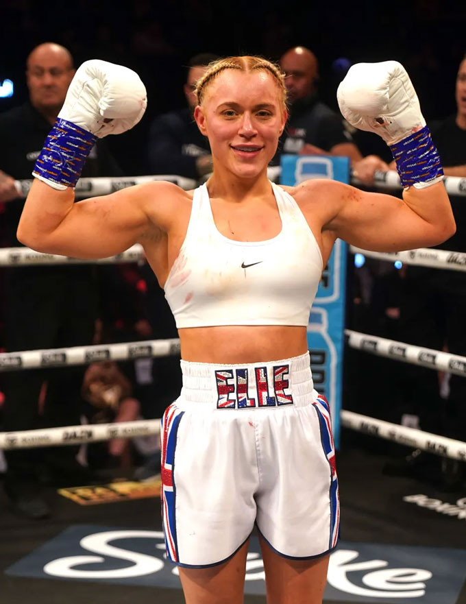 Elle Brooke is a famous boxer