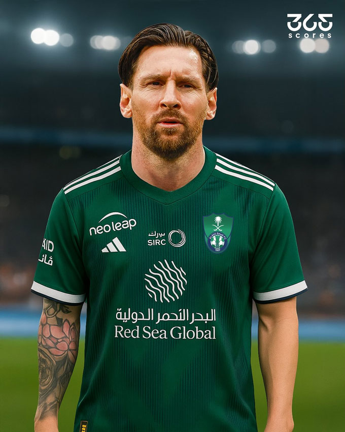 Messi has the ability to wear Al Ahli since 2026