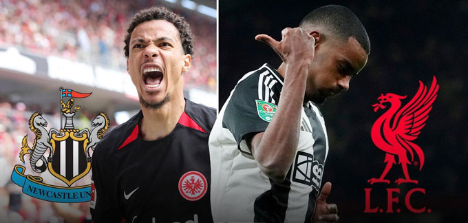 Ekitike and Isak are the targets of Liverpool and Newcastle