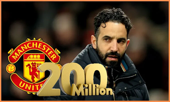 Coach Amorim can spend 200 million pounds for transfer from July 1