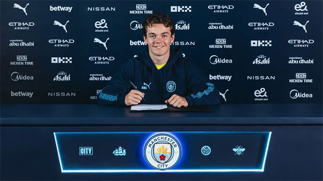 Nypan signed a contract with Man City until 2030