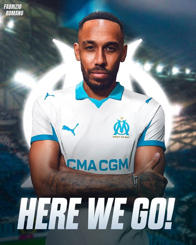Marseille reached an agreement with Aubameyang in the form of CNTD
