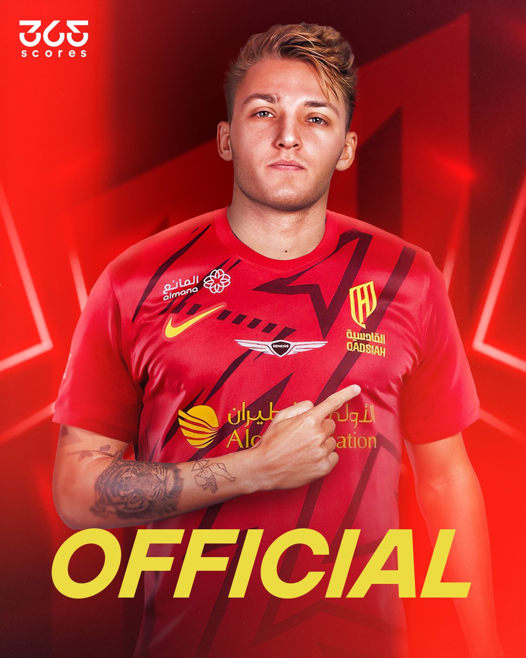 Retegui joined Al Qadsiah