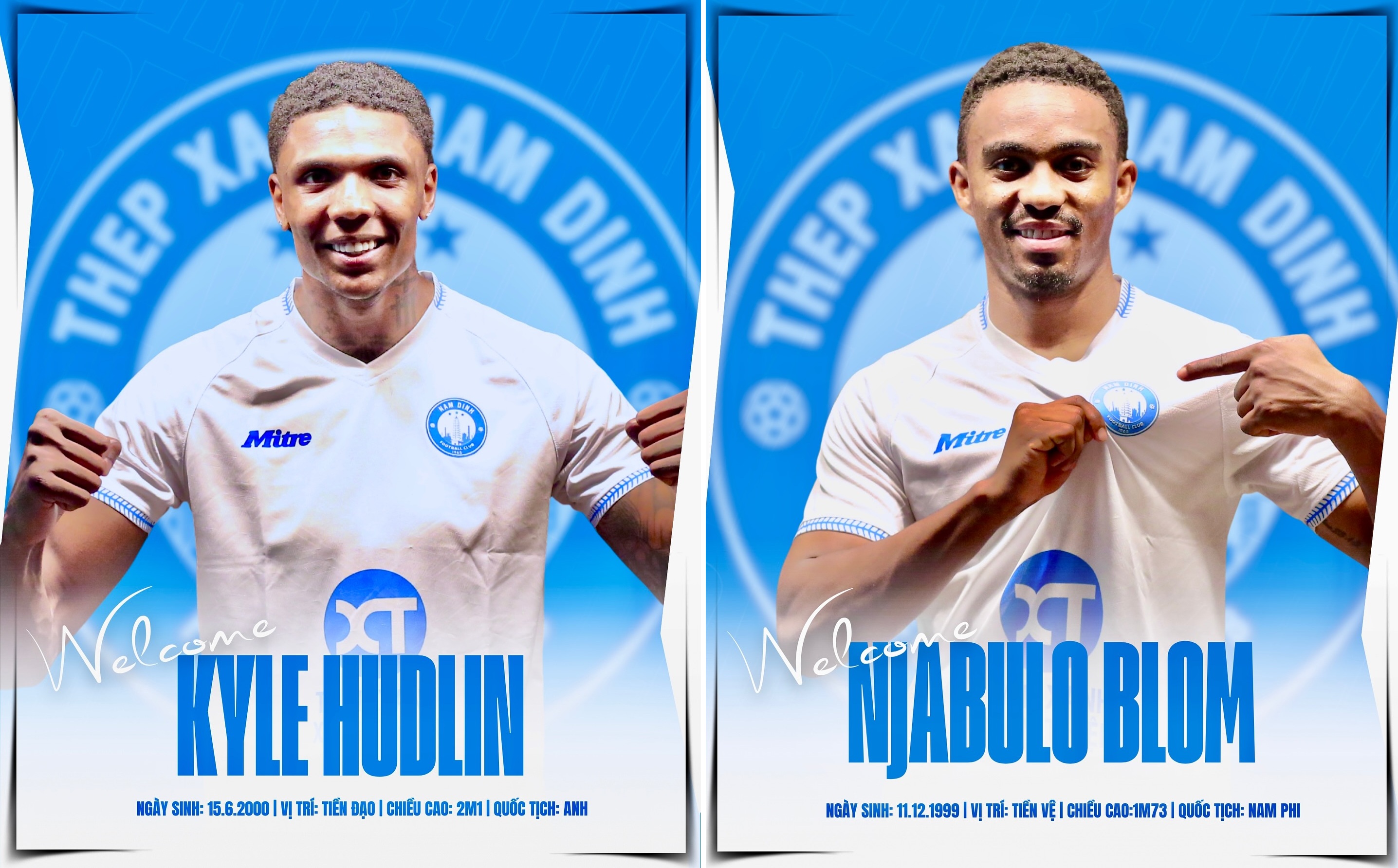 Kyle Hudlin and Njabulo Blom Gia Nhap Dai Dinh Gia Dinh Green Nam Dinh