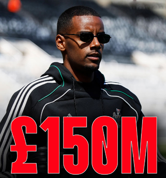 Newcastle costs £ 150 million for Isak
