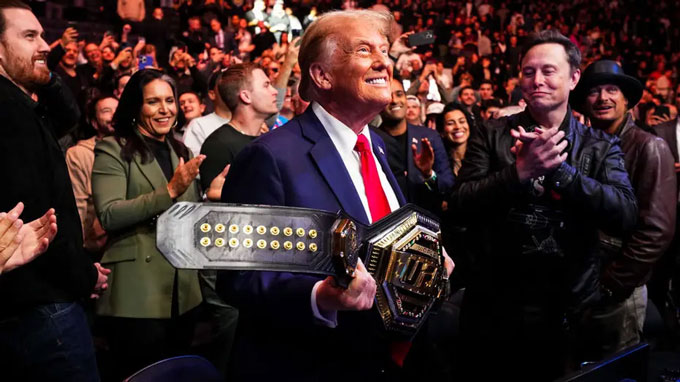 President Donald Trump planned to organize martial arts at the White House
