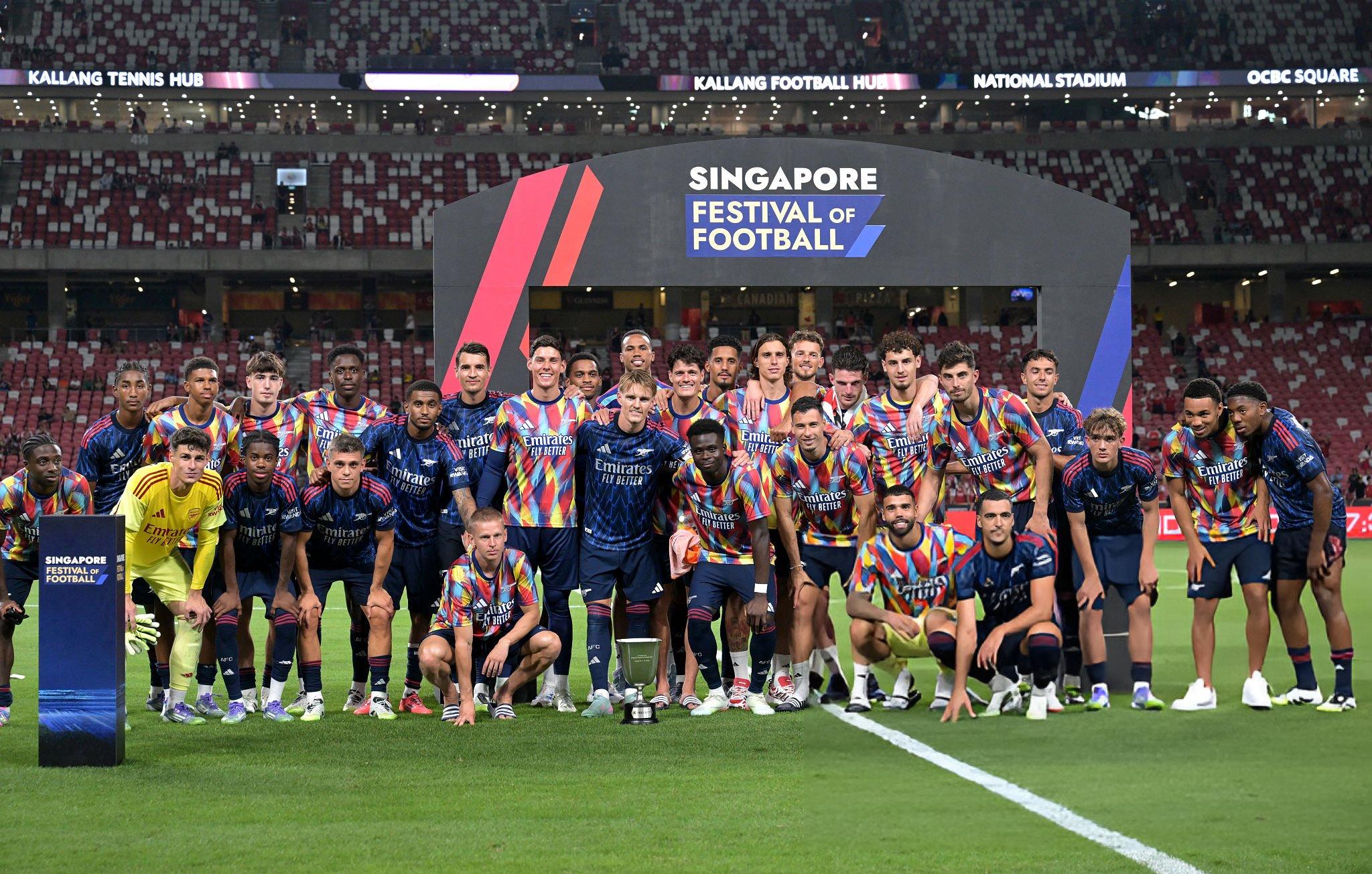 Sao Mai Arsenal excited after winning against AC Milan 1