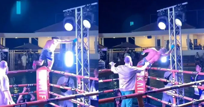 Ivan Parshikov celebrates too much