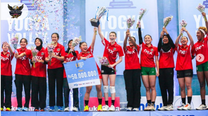 Yoga Falcons is a rookie at the Proliga 2025