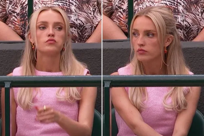 Beautiful Morgan Riddle in Wimbledon stands 2025