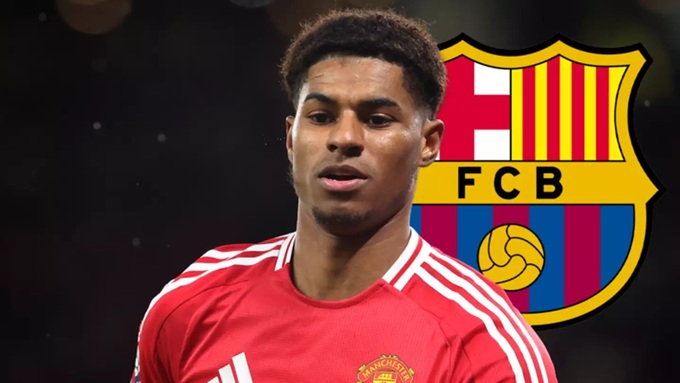 Barca reached an agreement to borrow Marcus Rashford from MU to the summer of 2026