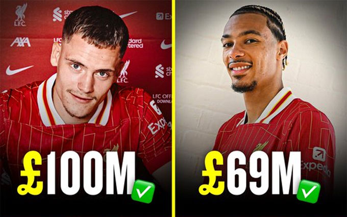 Liverpool brings the two largest blockbuster Premier League this summer